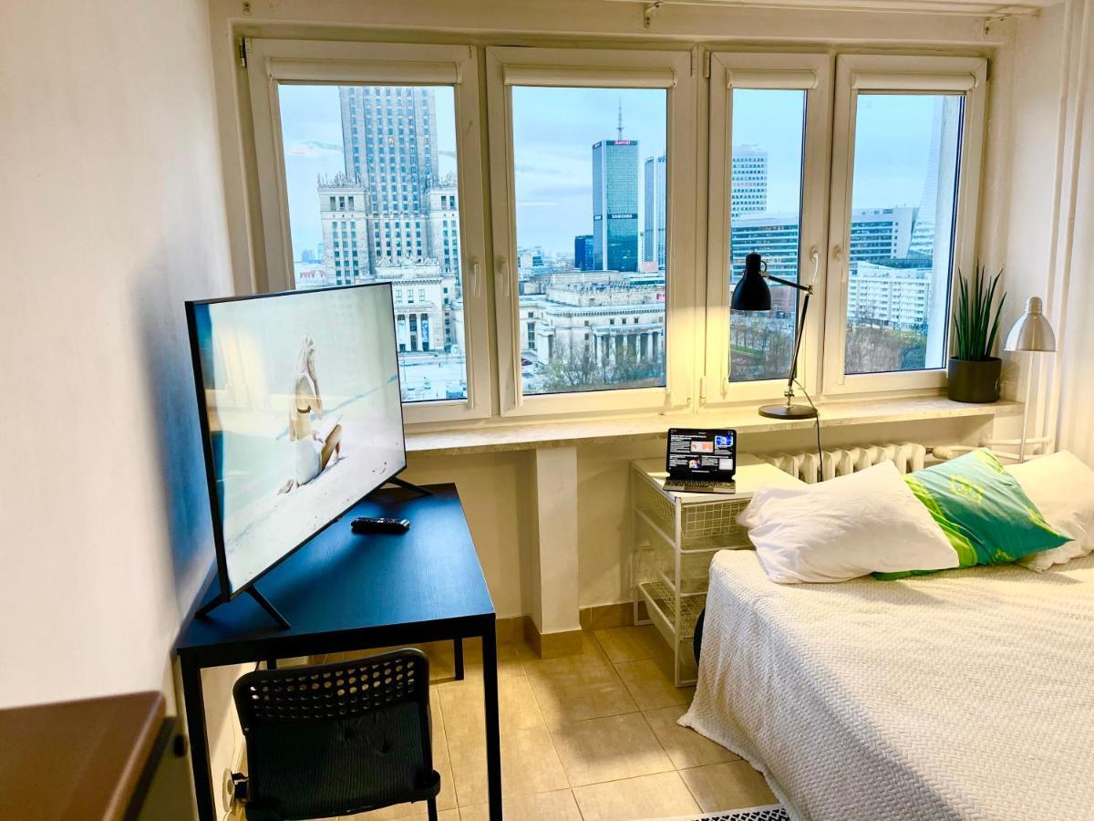Super Apartament Palace 2X Metro Fast Wifi 500 Mbs Netflix Appletv Smarttv Panorama Miasta Варшава Экстерьер фото